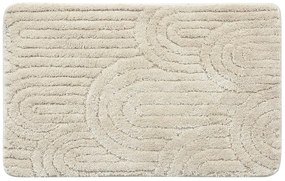 Aqualine Aqualine, RIST kúpeľňová predložka, 50x80cm, 100% polyester, protišmyk,ecru, NI8592