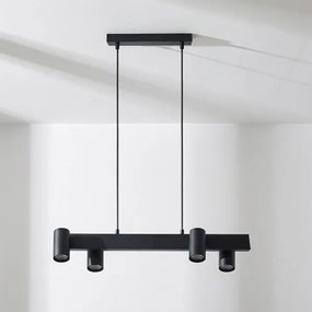 Brilagi - Luster na lanku SELE 4xGU10/30W/230V čierna