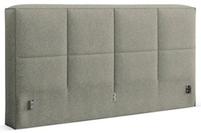 Zelené čalúnené čelo postele 249x100 cm Darren – Micadoni