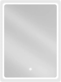 Mexen Sun, LED kúpeľňové zrkadlo s podsvietením 50 x 70 cm, 6000K, ochrana proti zahmlievaniu, 9807-050-070-611-00