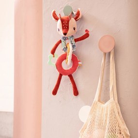 Lilliputiens - plyšová reťaz s aktivitami - jelenček Stella