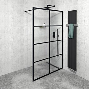Gelco Gelco, CURE BLACK prídavný panel 350 mm, číre sklo, CB350