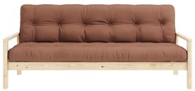 Oranžovo-hnedá rozkladacia pohovka 205 cm Knob – Karup Design