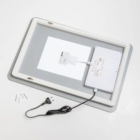 Brilagi - LED stmievateľné kúpeľňové vyhrievané zrkadlo s podsvietením DIANA LED/13W/230V 60x40 cm IP44