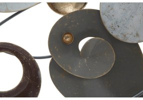 Kovová závesná dekorácia Mauro Ferretti Planet, 120 x 58 cm