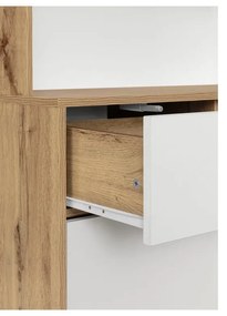 Kredenc v dekore duba v bielo-prírodnej farbe 84x165 cm Skandi – Støraa