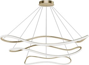 Toolight Toolight, stropné svietidlo 80cm, 24W, 3000K, LHJ018-CP3, zlatá, OSW-50008