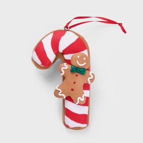 Vianočná ozdoba LIZZY lízatko s perníčkom 711428