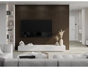 Mexen Lam-B, akustické stenové lamely 275 × 30 cm, HDF doska 4 mm, technická dyha, orech pálený, S100-275307-3015-024