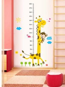 Veselá Stena Samolepka na stenu na stenu meter Žirafa Veľkosť: 155 x 88 cm