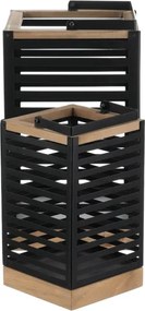 Set dvoch lampášov čierny JS464 (2 ks)