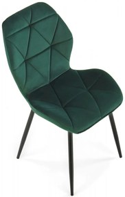 Designová stolička Noel tmavo zelená