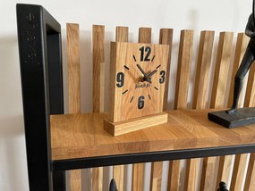 Dekorstudio Drevené stolové hodiny Square Oak