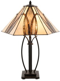stolová vitrážová tiffany lampa 51*44*66 cm