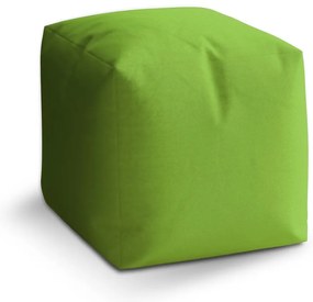 Taburet Cube jablkovozelená, zelená