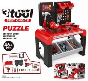 Ponk, dielňa s náradím DIY Kit 46 ks