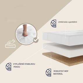 InternetovaZahrada Úložná lavica s výklopným vekom 115x38x38 cm - biela