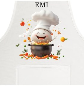 Kuchynská zástera Gusto EMI, sivá