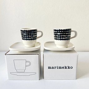 Marimekko Espresso šálka s tanierikom Oiva Siirtolapuutarha 50ml