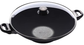 Swiss Diamond | XD61136ic Indukčný wok Swiss Titan® s priemerom 36 cm s pokrievkou | titánový