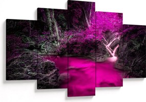 Obraz - Ružový les (150x105 cm)