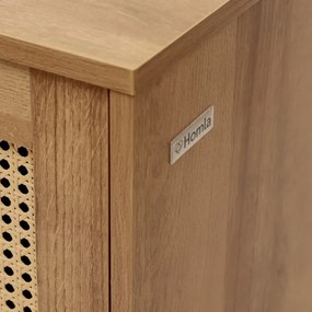 Stolík pod televízor NOTTO s ratanom 849652