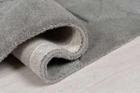 Flair Rugs koberce Kusový koberec Moderno Gigi Grey kruh - 160x160 (priemer) kruh cm