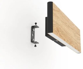 Eglo 390127 - LED Nástenné svietidlo CLIMENE 2xLED/4,2W/230V 3000K dub