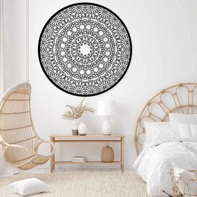 Luxusná drevená mandala na stenu 3D dekorácia do interiéru | HELA: HDF - Orech 30 cm 4341-79186 HDF0342
