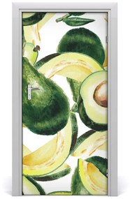 Fototapeta na dvere do domu samolepiace avokado 85x205 cm