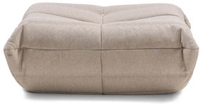 Čalouněný taburet Fugi béžovo-šedý