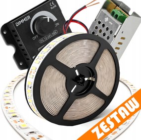 Sada LED pásikov SMD 24W 5m 1500lm - zdroj + ovladač + stmívač