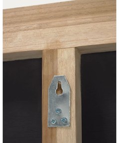 Hnedé kožené čelo postele 163x60 cm Natesa – Kave Home