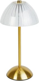 LED stmievateľná nabíjateľná stolová lampa PARIS LED/2W/5V 800 mAh zlatá