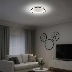 Stropné LED svietidlo Cali Round, 1x LED 30w, 4000k, b