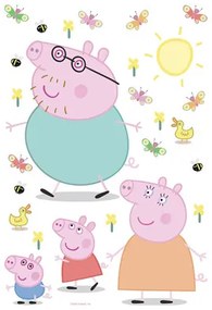 Samolepiaca dekorácia Peppa Pig Rodina