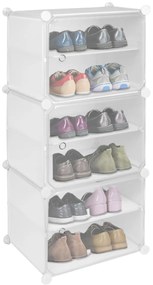 Modulárny botník POLA biely