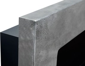 BIOFLAME biokrb Easy L Open Imitácia betónu 115x40 cm