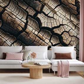 Tapeta prírodná textúra dreva