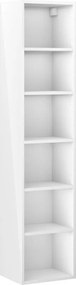 Mexen Box-A, vysoká kúpeľňová skrinka 35x44,2x160 cm, biela lesklá, 91AX1-1600-300-1-00