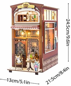 2Kids Toys 3D skladačka Knižná podpera Café