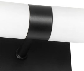 Moderná nástenná lampa do kúpeľne čierna IP44 2-svetlo - Bath
