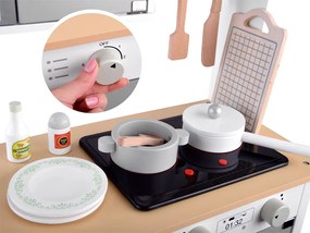 Jokomisiada Veľká drevená kuchynka pre deti, príborník ZA4126