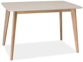 Jedálenský stôl Signal COMBO dub bielený/biela