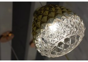 Klausen 111004 - Luster na lanku DIAMOND 1xE27/11W/230V zlatá