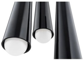 Argon 6103 - Luster na lanku HOLLYWOOD 3xE14/7W/230V čierna