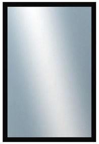 DANTIK - Zrkadlo v rámu, rozmer s rámom 40x60 cm z lišty FC čierna vysoká (2185)