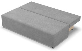 Dvojmiestna pohovka FERMO Poso rozkladacia, svetlosivá