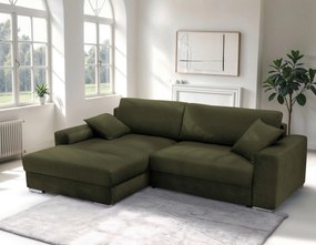XXXLutz ROHOVÁ SEDAČKA, textil, olivovozelená MID.YOU - Sedačky - 000694008103