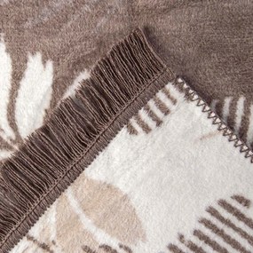 BAVLNENÁ DEKA LEAF 150X200 CM VZROVOVANÁ